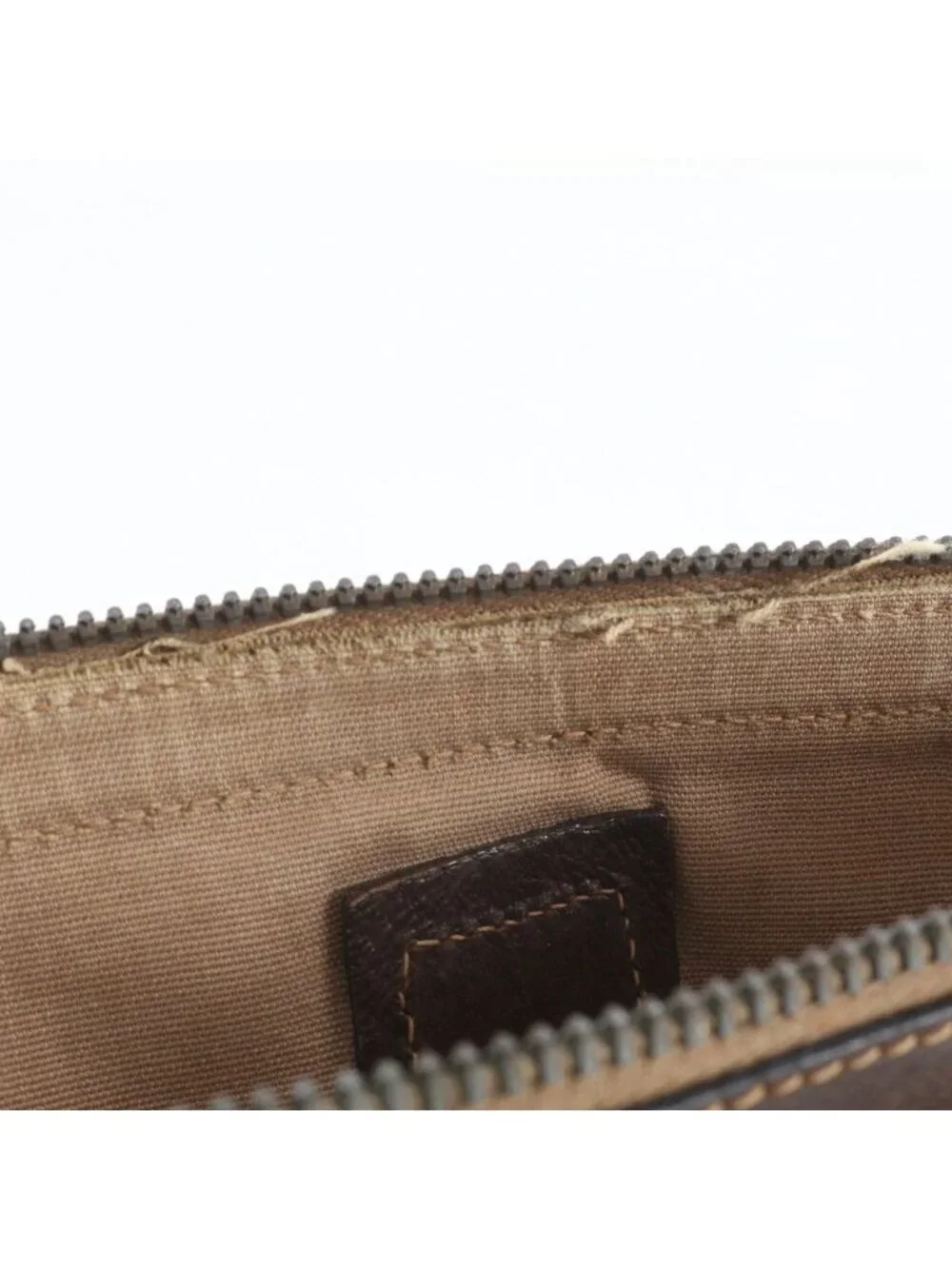 Gucci GG Canvas Leather Tote Bag Shoulder